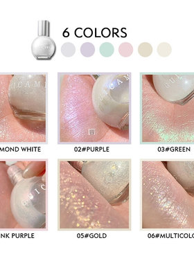 Bulb Shape Glitter Shimmer Liquid Highlighter Illuminator
