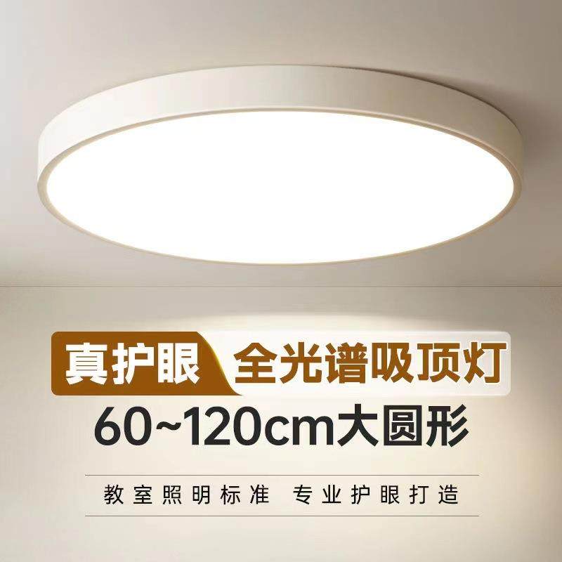 超大尺寸圆形灯1米1.2米1.5米1.8米大灯客厅大厅幼儿园超大吸顶灯