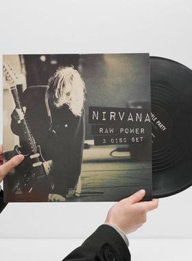 2U8K现代简约样板间音乐主题软装饰品摆件复古仿真黑胶唱片道具装