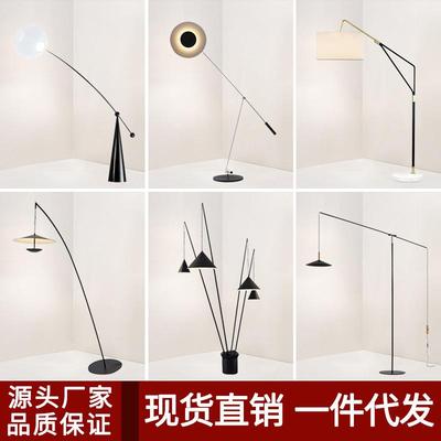 北欧简约钓鱼落地灯后现代设计师样板房展厅客厅书房沙发边立式灯