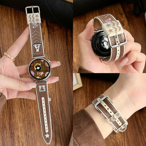 UHADA美式学院风真皮表带高级感