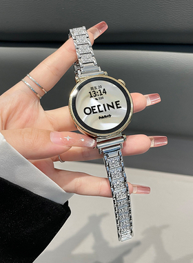 适用华为gt4表带新款gt5腕表满钻watchgt3女款高级感智能手表watch4/3pro手表带gt2女表专用41mm女士荣耀gs3i