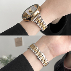 适用华为手表gt4表带watchgt5腕表新款gt3金属钢带gt2女款专用41mm高级感watch4智能3pro手表带女士gs3i荣耀