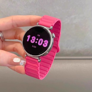 一加2代手链高级感1 x2mini手表带硅胶磁吸oppowatchx2mini智能运动手表链4Pro女生夏天x2新款 适用oppo watch