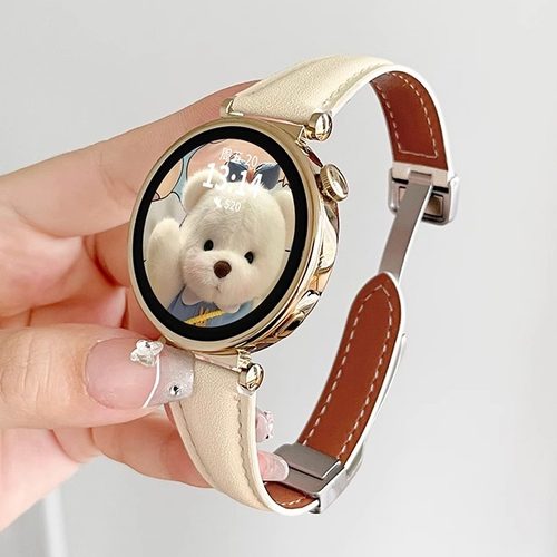 UHADA新款皮质小蛮腰磁吸表带