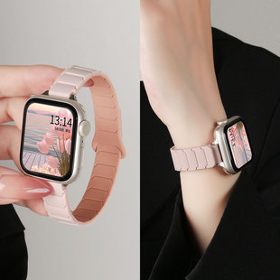 秋冬手带手环腕带 腕表带2女款 适用华为watch fit4手表带硅胶磁吸watchfit3智能运动系列手表链4pro高级感新款