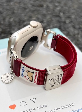 适用华为watch fit4手表带编织磁吸watchfit3女士新款智能运动腕表4pro高级感系列手带表链2女款专用手环腕带