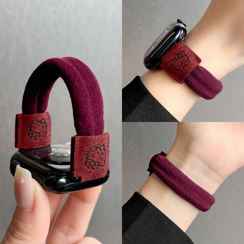 Uhada创意小众皮筋凯蒂猫表带