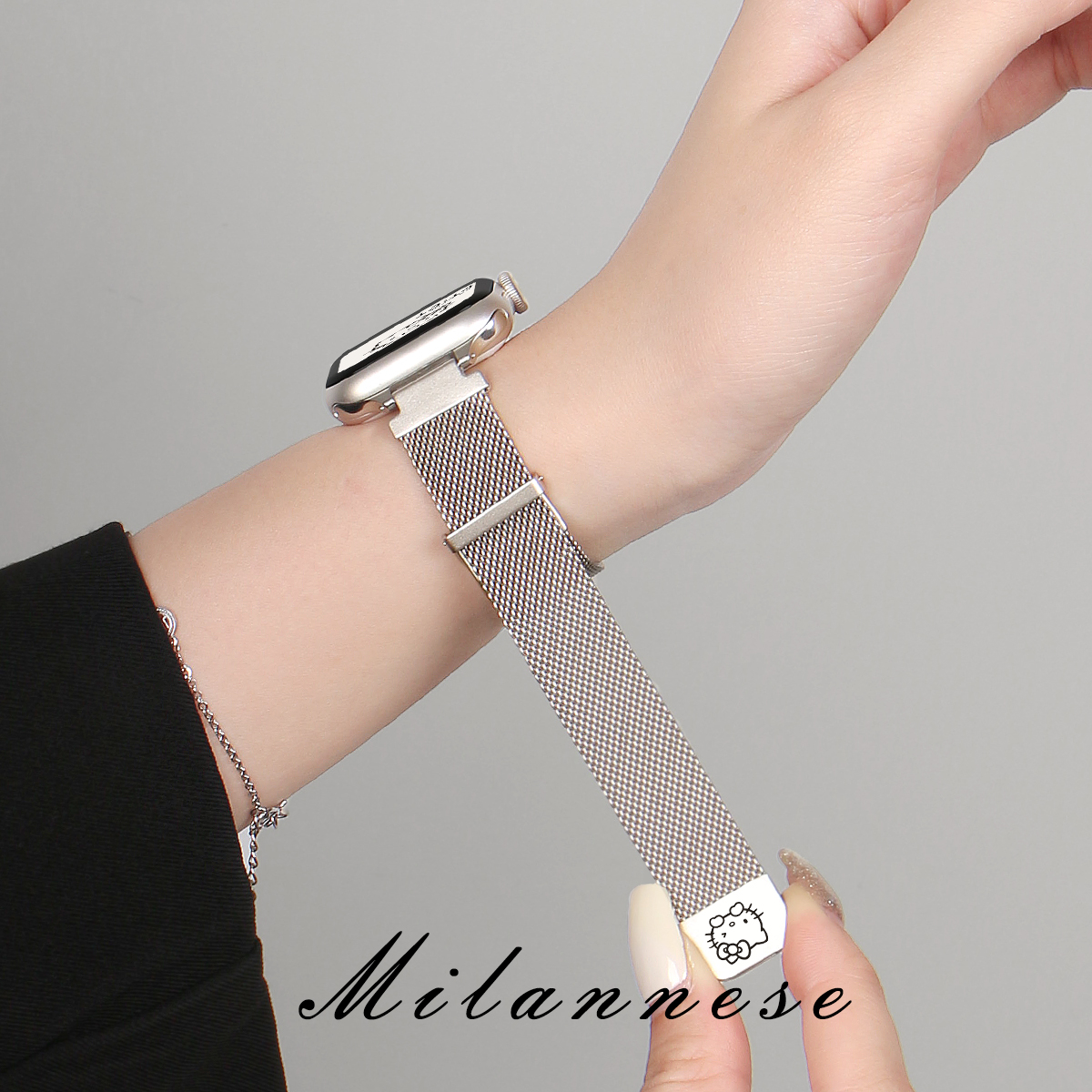 UHADA新款双节金属磁吸表带女生