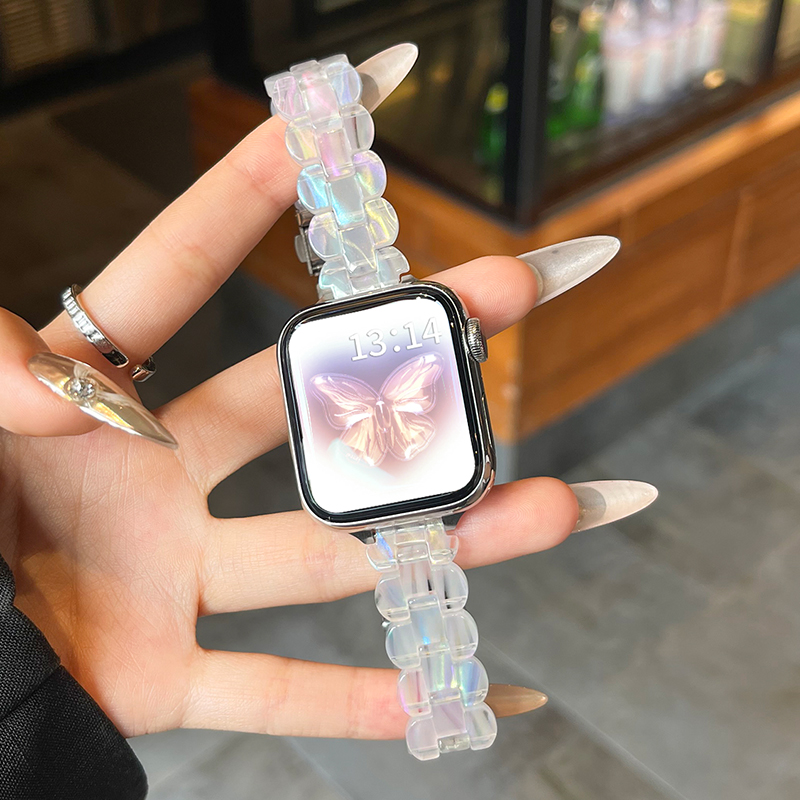 uhada华为FIT3炫彩树脂表带