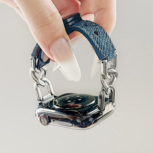 UHADA金属间牛仔磁吸扣表带