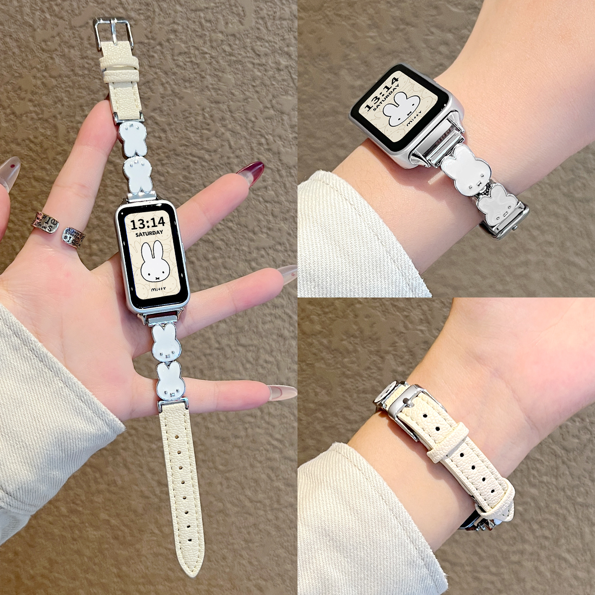 UHADA新款创意可爱兔秋冬腕带