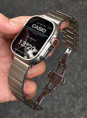 适用华为手表watchfit3手表带金属男款watch fit2腕表智能运动手环4二三代手腕带创意表链男士钢带高级感手带