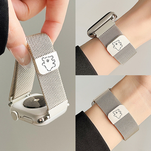 适用华为手表fit3手表带金属磁吸watch fit4腕表新款手带watchfit2智能运动4pro表链女款1代手环腕带女士系列