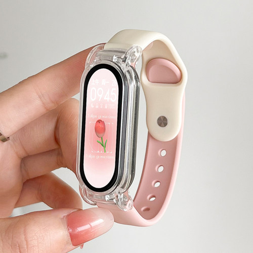 UHADA创意新款硅胶拼色表带