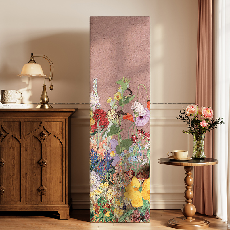 油画方形空调罩2025新款防尘罩立式柜机品牌通用防直吹空调套