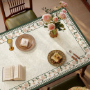 轻美式 桌布防水防油免洗防烫隔热皮革餐桌垫轻奢高级感茶几桌面垫