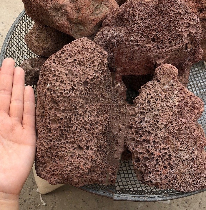 速发包邮火山石大中水族造景艺术过滤块火山岩原石罗汉增色多肉铺