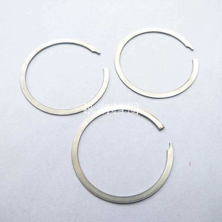 生产加工304专业不锈钢无耳挡圈挡圈卡簧小型螺旋弹性挡圈卡簧