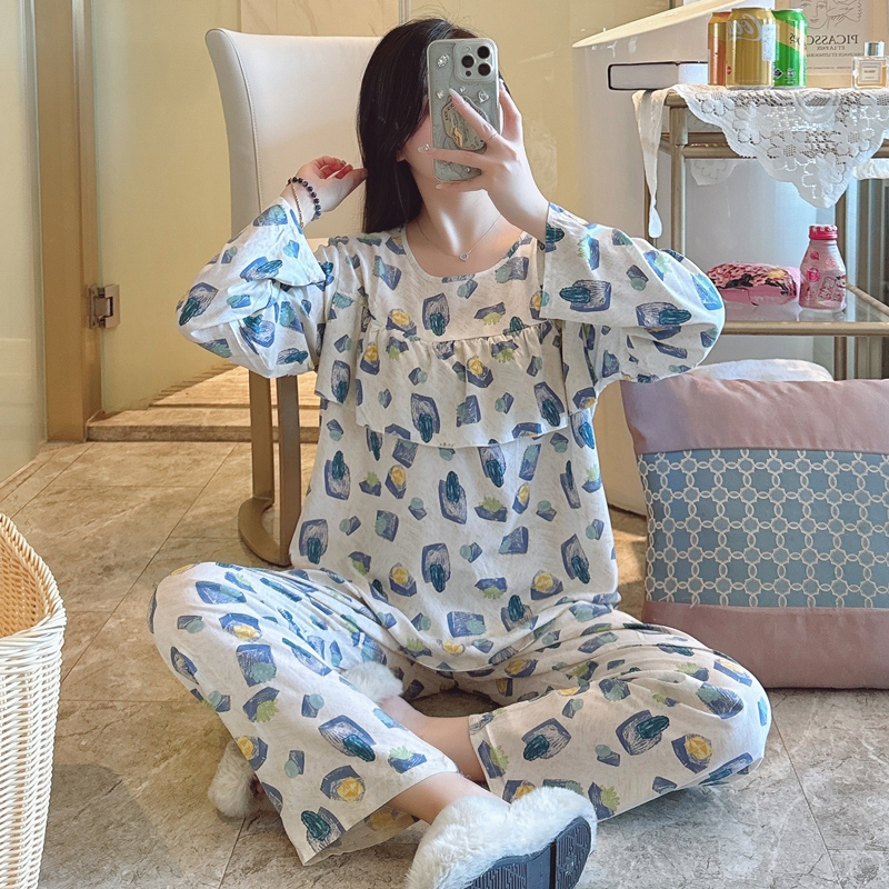 2025睡衣女夏薄款棉绸
