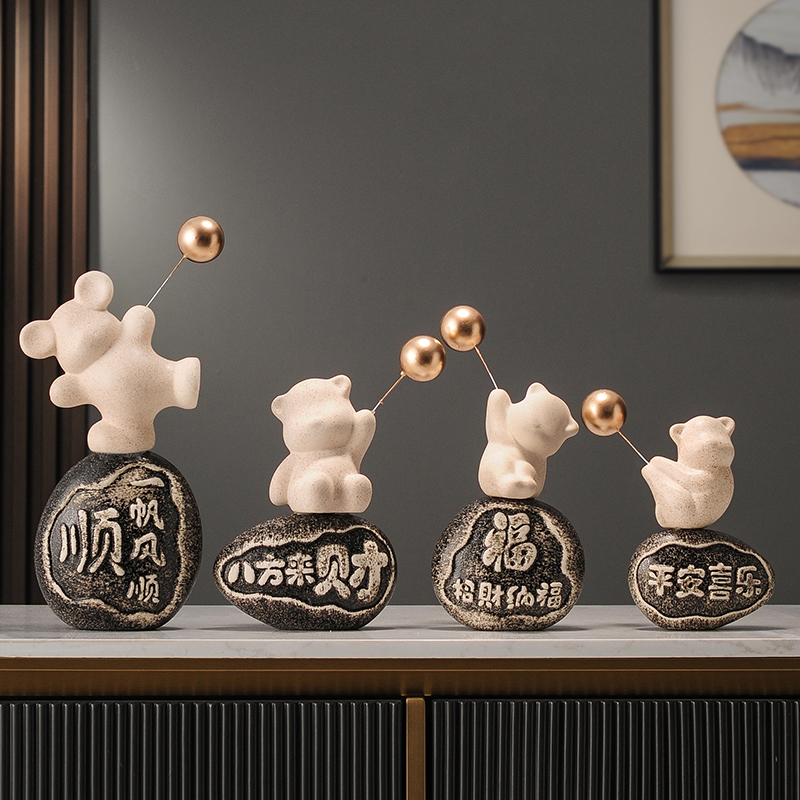 时来运转客厅摆件招财