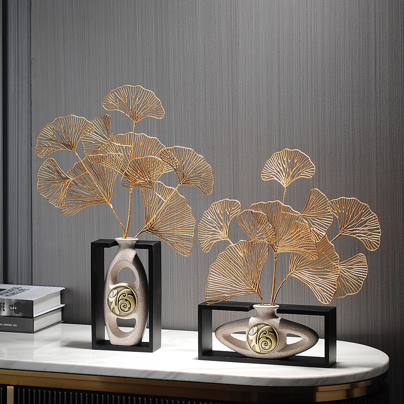 福字书房复古轻奢风酒柜装饰品