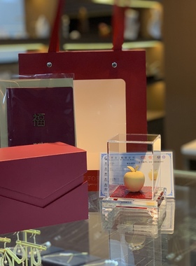 铸金999苹果摆件源头商家原创设计有量可谈精品工艺供各珠宝平台