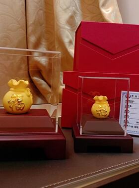 小黄哥绒沙金摆件国风居家工厂精工