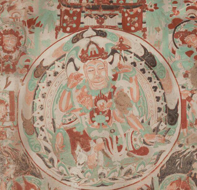 唐 敦煌壁画《莫高窟303窟》11幅 超高清电子图片装饰喷绘画素材