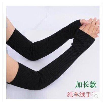 袖套女秋冬季羊绒手臂套