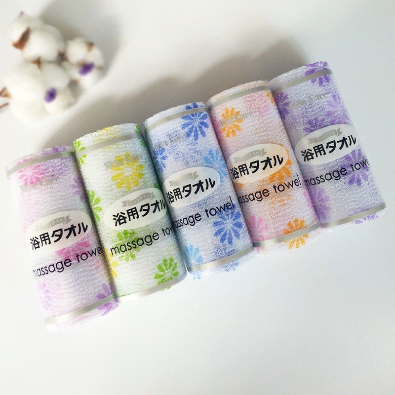 韩国品质搓澡巾长条洗澡巾家用强力搓泥拉背条粗纱搓后背搓澡神器