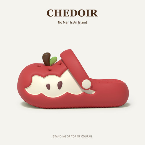 chedoir儿童苹果洞洞鞋亲子款