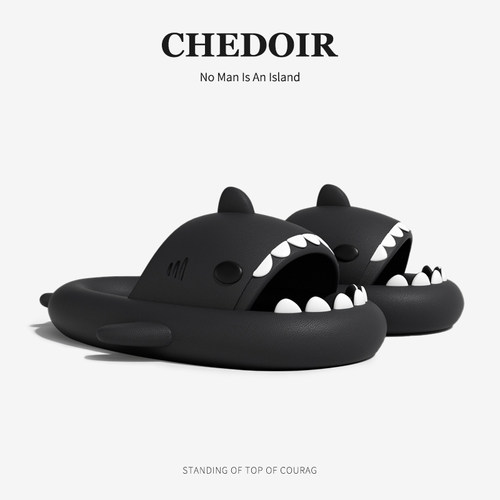 chedoir小碳黑二代鲨鱼拖鞋