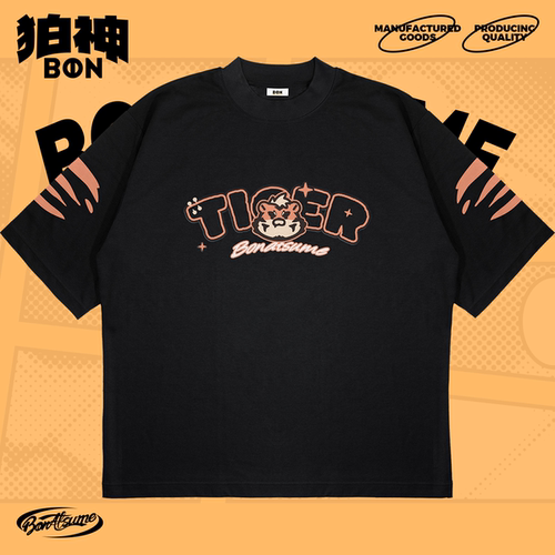 【BON】2026春夏短袖T恤 QQ吾觅 宽松福瑞FURRY210g