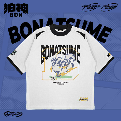 【BON】2026SS06短袖T恤 金标-世界杯-白刃 宽松福瑞FURRY220g