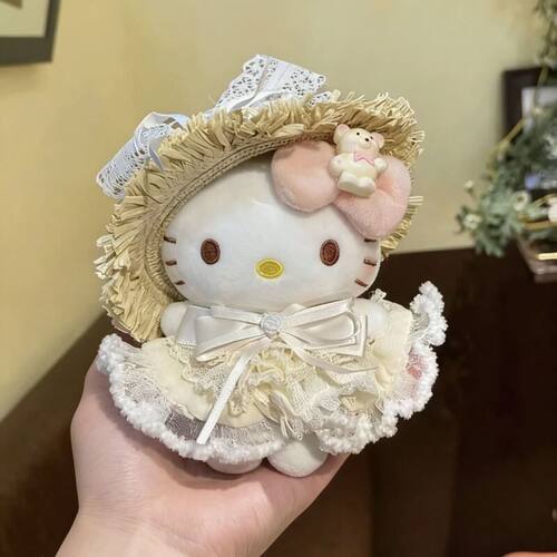 钥匙扣公仔玩偶纯白花嫁可爱毛绒
