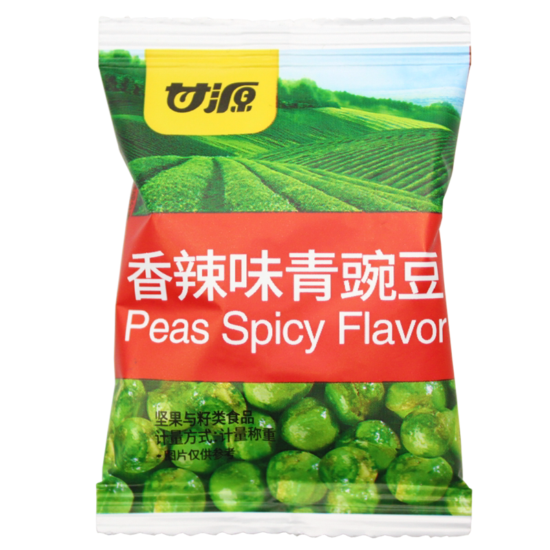 甘源香辣味青豌豆麻辣青豆聚会办公室宿舍零食小吃休闲食品小包装