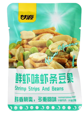 甘源鲜虾味虾条豆果小包装