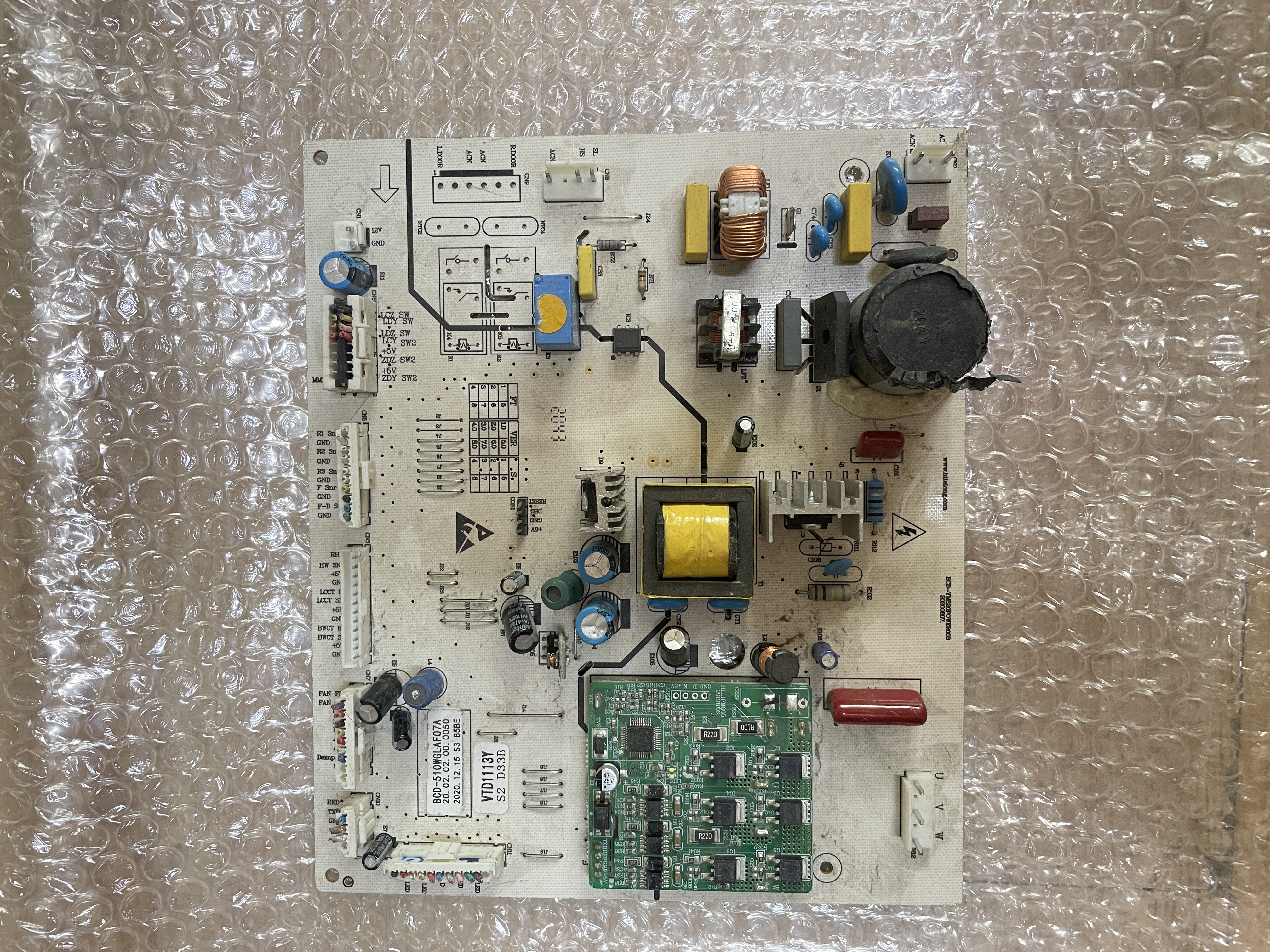 适用云米冰箱 电脑板 BCD-510WGLAF07A主板 VTD1113Y电源板驱动板