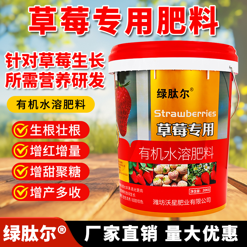 草莓专用水溶肥料冲施肥膨大增甜