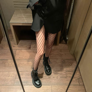 性感新款 菱形格大中小渔网连裤 袜网红in港风夜店蹦迪廋腿夏季 薄款