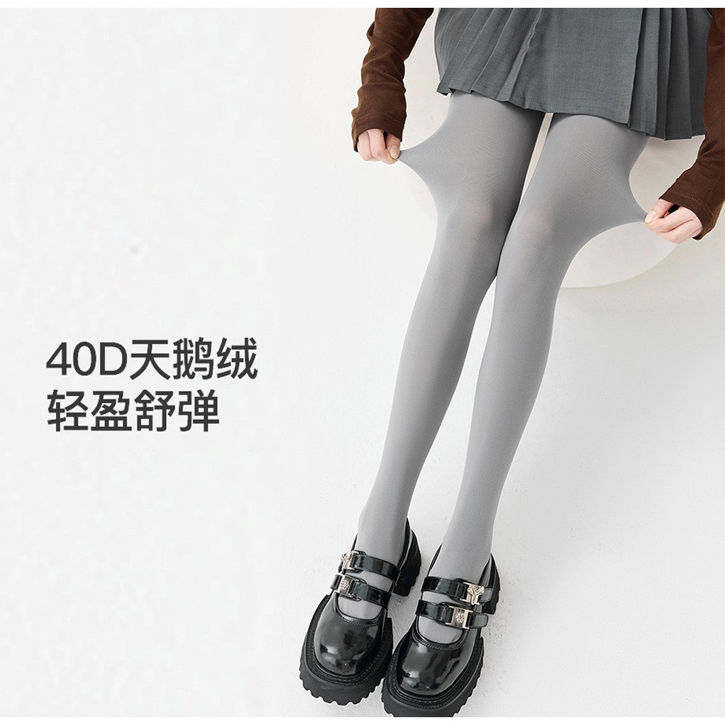 春秋薄款80D天鹅绒加长丝袜光腿