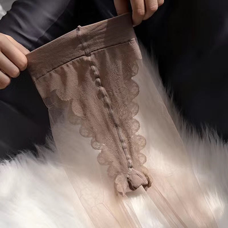 0d超薄防勾丝不掉裆比基尼丝袜加档连袜超自然隐形蝴蝶档丝袜大码