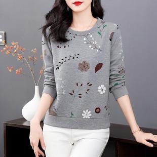 ROUMIKL欧货洋气长袖t恤女士打底衫2025新款今年流行爆款卫衣秋季