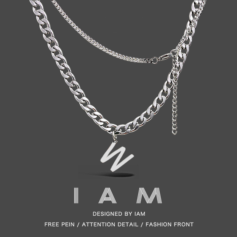 项链项链钛钢蛇骨链男女钛钢