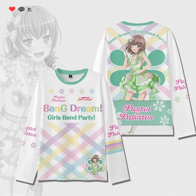 BanG Dream Pastel Palettes 长袖T恤 丸山彩邦邦乐队应援痛衣服