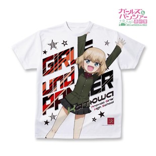 少女与战车动漫大吉岭安丘比喀秋莎米卡T恤衣服短袖衣服痛衣速干