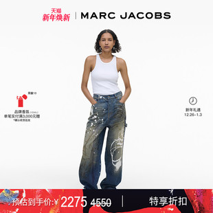 MARC JACOBS 莫杰 FUTURA 末折扣 丹宁牛仔涂鸦长裤 季