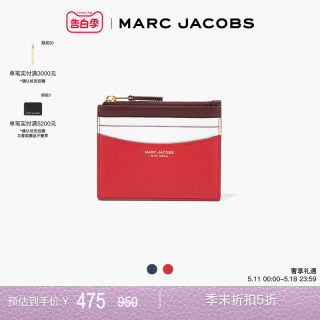 【折扣】MARC JACOBS THE ZIP CARD CASE MJ 羊皮钱包卡包