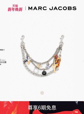 【冬季新品】MARC JACOBS/莫杰 CHARM 金属鸽子纽扣设计链条肩带